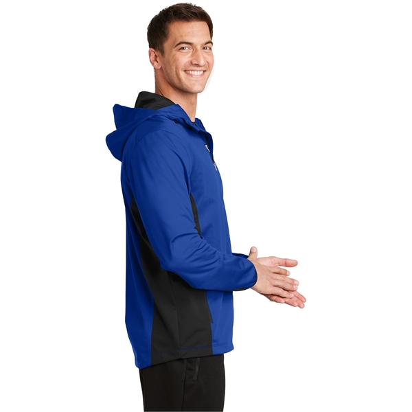 Port Authority Active Hooded Soft Shell Jacket. - Port Authority Active Hooded Soft Shell Jacket. - Image 18 of 20