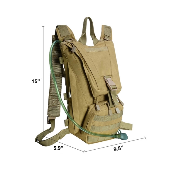 Tactical Backpack with Hydration Water Bladder - Tactical Backpack with Hydration Water Bladder - Image 1 of 2