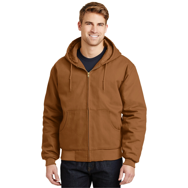 CornerStone - Duck Cloth Hooded Work Jacket. - CornerStone - Duck Cloth Hooded Work Jacket. - Image 0 of 19