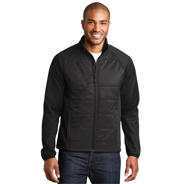 Port Authority Hybrid Soft Shell Jacket. - Port Authority Hybrid Soft Shell Jacket. - Image 0 of 10