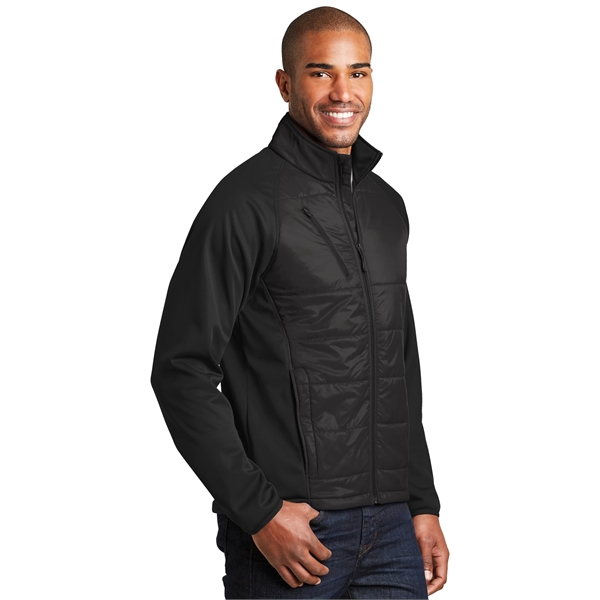 Port Authority Hybrid Soft Shell Jacket. - Port Authority Hybrid Soft Shell Jacket. - Image 3 of 10