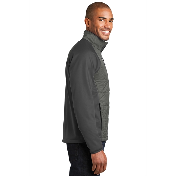 Port Authority Hybrid Soft Shell Jacket. - Port Authority Hybrid Soft Shell Jacket. - Image 6 of 10