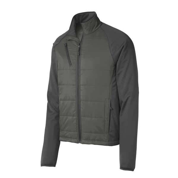 Port Authority Hybrid Soft Shell Jacket. - Port Authority Hybrid Soft Shell Jacket. - Image 7 of 10