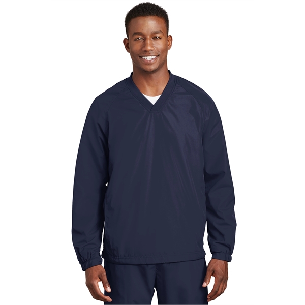Sport-Tek V-Neck Raglan Wind Shirt. - Sport-Tek V-Neck Raglan Wind Shirt. - Image 14 of 17