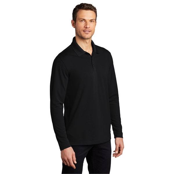 Port Authority Dry Zone UV Micro-Mesh Long Sleeve Polo - Port Authority Dry Zone UV Micro-Mesh Long Sleeve Polo - Image 38 of 49