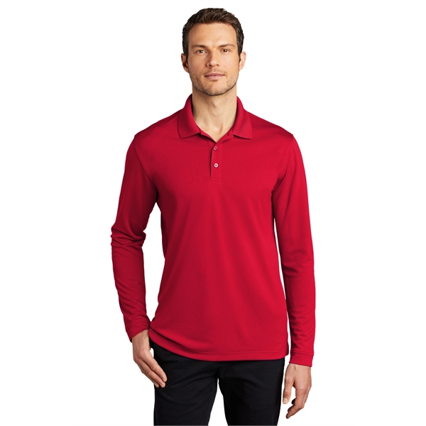 Port Authority Dry Zone UV Micro-Mesh Long Sleeve Polo - Port Authority Dry Zone UV Micro-Mesh Long Sleeve Polo - Image 41 of 49