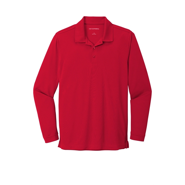 Port Authority Dry Zone UV Micro-Mesh Long Sleeve Polo - Port Authority Dry Zone UV Micro-Mesh Long Sleeve Polo - Image 14 of 49