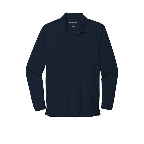 Port Authority Dry Zone UV Micro-Mesh Long Sleeve Polo - Port Authority Dry Zone UV Micro-Mesh Long Sleeve Polo - Image 19 of 49