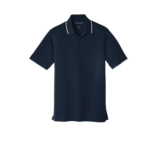 Port Authority Dry Zone UV Micro-Mesh Tipped Polo. - Port Authority Dry Zone UV Micro-Mesh Tipped Polo. - Image 19 of 19