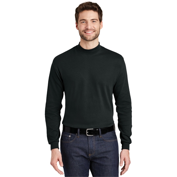 Port Authority Interlock Knit Mock Turtleneck. - Port Authority Interlock Knit Mock Turtleneck. - Image 17 of 19