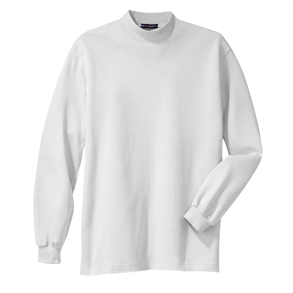 Port Authority Interlock Knit Mock Turtleneck. - Port Authority Interlock Knit Mock Turtleneck. - Image 5 of 19