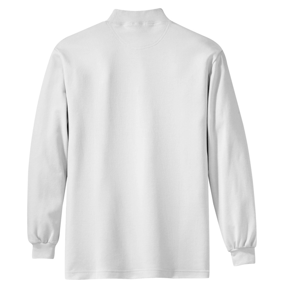 Port Authority Interlock Knit Mock Turtleneck. - Port Authority Interlock Knit Mock Turtleneck. - Image 7 of 19