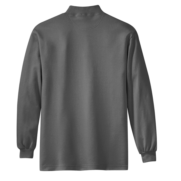 Port Authority Interlock Knit Mock Turtleneck. - Port Authority Interlock Knit Mock Turtleneck. - Image 11 of 19