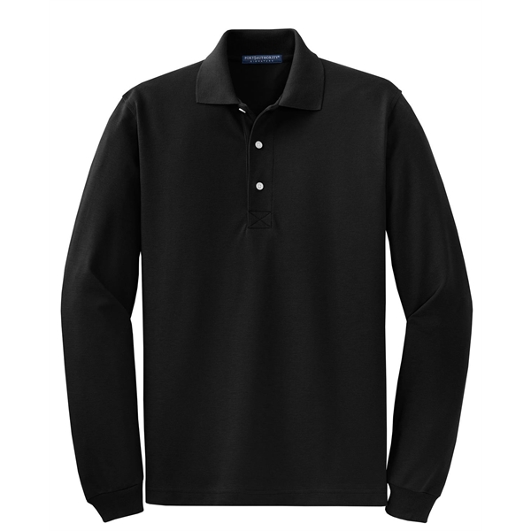 Port Authority Rapid Dry Long Sleeve Polo. - Port Authority Rapid Dry Long Sleeve Polo. - Image 0 of 11