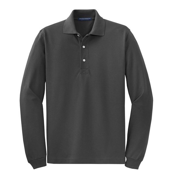 Port Authority Rapid Dry Long Sleeve Polo. - Port Authority Rapid Dry Long Sleeve Polo. - Image 2 of 11