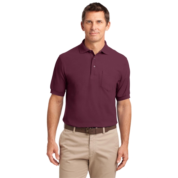 Port Authority Silk Touch Polo with Pocket. - Port Authority Silk Touch Polo with Pocket. - Image 1 of 55