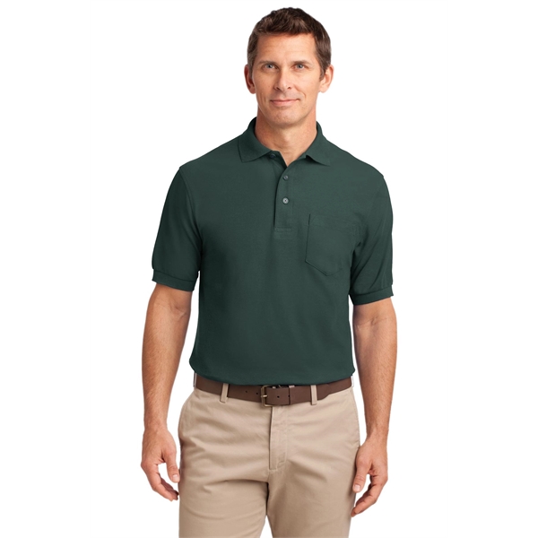 Port Authority Silk Touch Polo with Pocket. - Port Authority Silk Touch Polo with Pocket. - Image 2 of 55