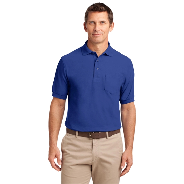 Port Authority Silk Touch Polo with Pocket. - Port Authority Silk Touch Polo with Pocket. - Image 5 of 55