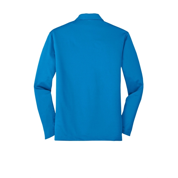 Port Authority Silk Touch Performance Long Sleeve Polo. - Port Authority Silk Touch Performance Long Sleeve Polo. - Image 6 of 40