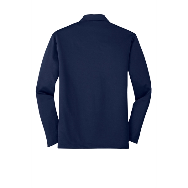 Port Authority Silk Touch Performance Long Sleeve Polo. - Port Authority Silk Touch Performance Long Sleeve Polo. - Image 10 of 40
