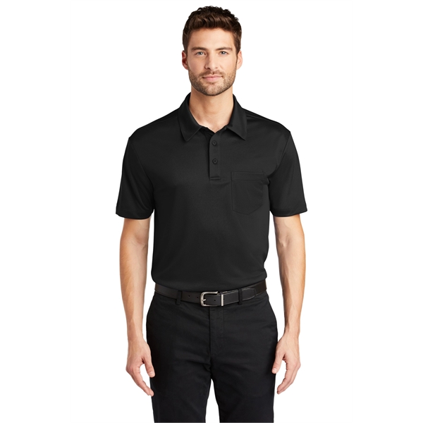 Port Authority Silk Touch Performance Pocket Polo. - Port Authority Silk Touch Performance Pocket Polo. - Image 51 of 75