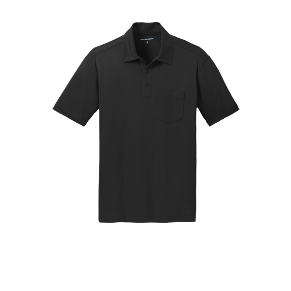 Port Authority Silk Touch Performance Pocket Polo. - Port Authority Silk Touch Performance Pocket Polo. - Image 1 of 75