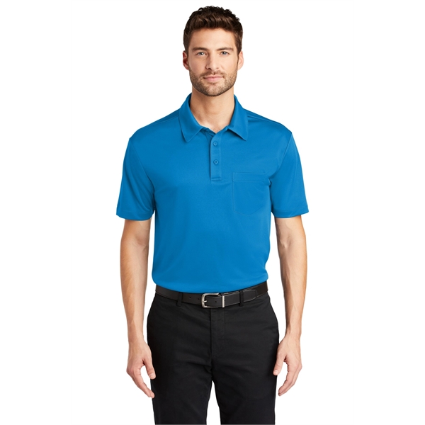 Port Authority Silk Touch Performance Pocket Polo. - Port Authority Silk Touch Performance Pocket Polo. - Image 55 of 75