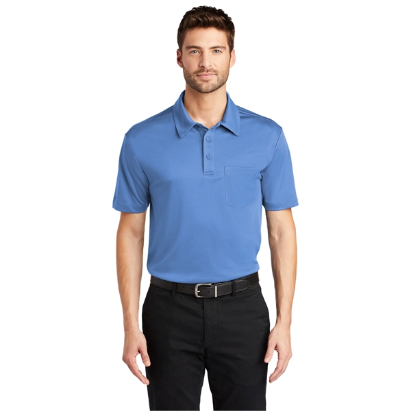 Port Authority Silk Touch Performance Pocket Polo. - Port Authority Silk Touch Performance Pocket Polo. - Image 58 of 75