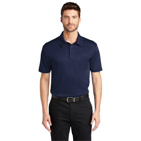 Port Authority Silk Touch Performance Pocket Polo. - Port Authority Silk Touch Performance Pocket Polo. - Image 61 of 75