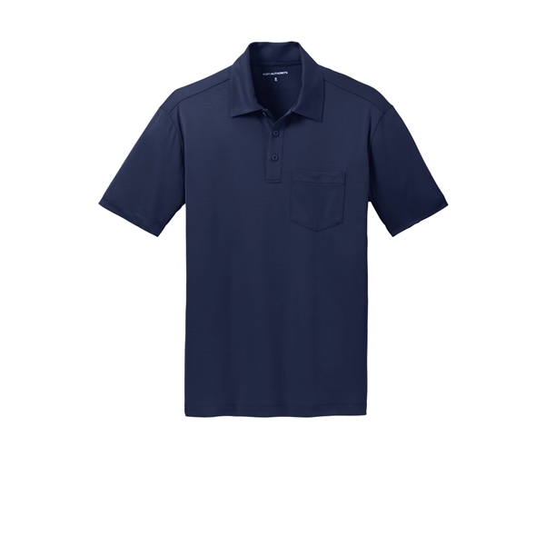 Port Authority Silk Touch Performance Pocket Polo. - Port Authority Silk Touch Performance Pocket Polo. - Image 19 of 75