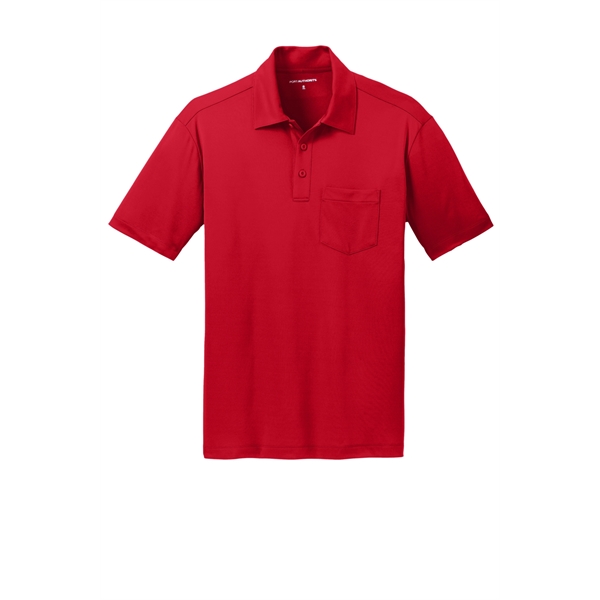 Port Authority Silk Touch Performance Pocket Polo. - Port Authority Silk Touch Performance Pocket Polo. - Image 22 of 75