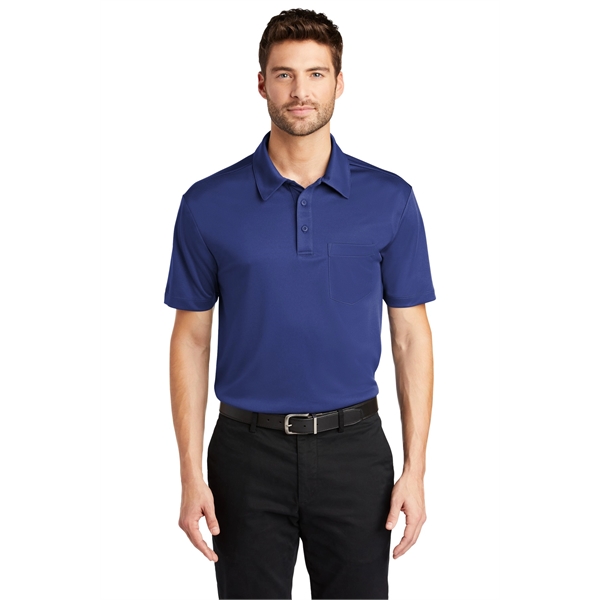 Port Authority Silk Touch Performance Pocket Polo. - Port Authority Silk Touch Performance Pocket Polo. - Image 67 of 75