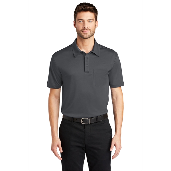 Port Authority Silk Touch Performance Pocket Polo. - Port Authority Silk Touch Performance Pocket Polo. - Image 70 of 75