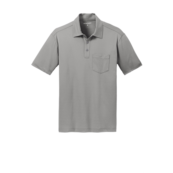 Port Authority Silk Touch Performance Pocket Polo. - Port Authority Silk Touch Performance Pocket Polo. - Image 46 of 75