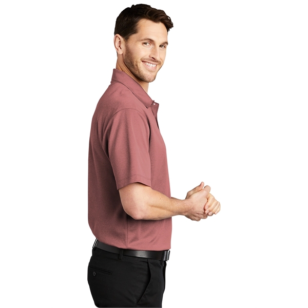 Port Authority Heathered Silk Touch Performance Polo. - Port Authority Heathered Silk Touch Performance Polo. - Image 13 of 35