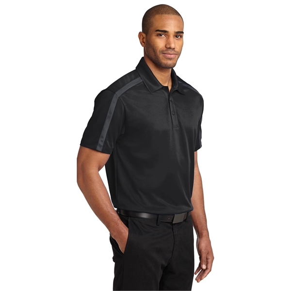 Port Authority Silk Touch Performance Colorblock Stripe P... - Port Authority Silk Touch Performance Colorblock Stripe P... - Image 4 of 30