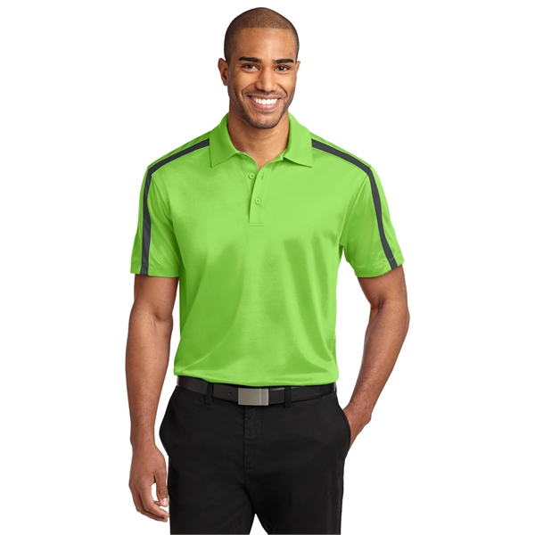 Port Authority Silk Touch Performance Colorblock Stripe P... - Port Authority Silk Touch Performance Colorblock Stripe P... - Image 10 of 30