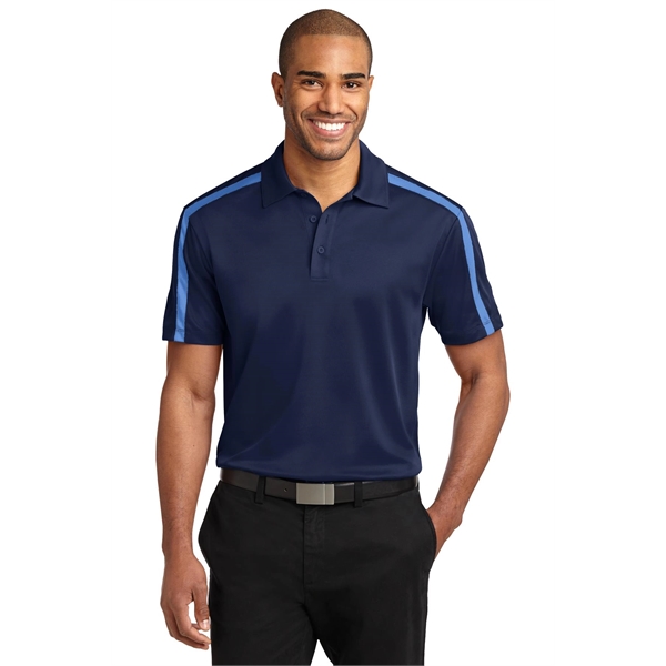 Port Authority Silk Touch Performance Colorblock Stripe P... - Port Authority Silk Touch Performance Colorblock Stripe P... - Image 15 of 30