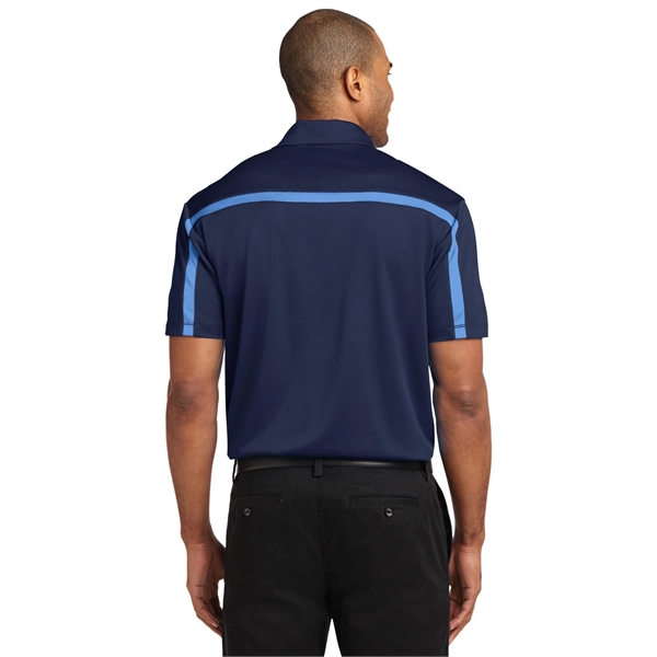 Port Authority Silk Touch Performance Colorblock Stripe P... - Port Authority Silk Touch Performance Colorblock Stripe P... - Image 16 of 30