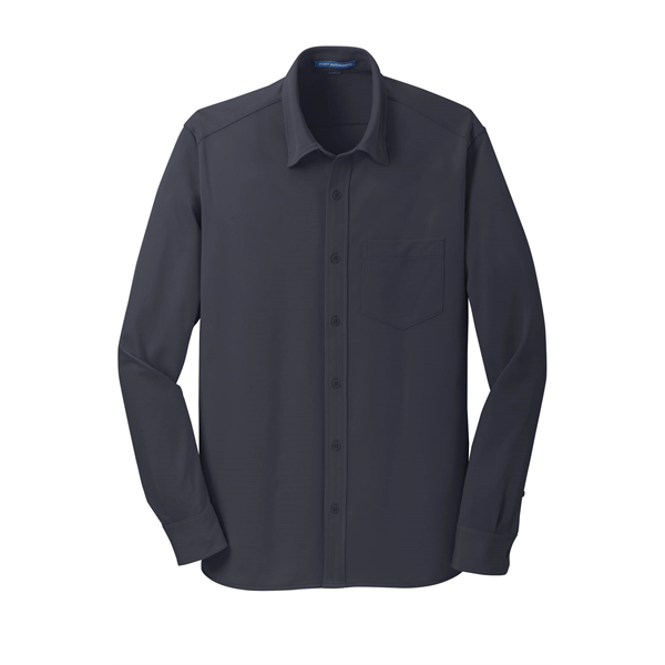 Port Authority Dimension Knit Dress Shirt. - Port Authority Dimension Knit Dress Shirt. - Image 0 of 25