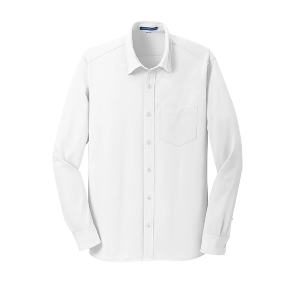 Port Authority Dimension Knit Dress Shirt. - Port Authority Dimension Knit Dress Shirt. - Image 22 of 25