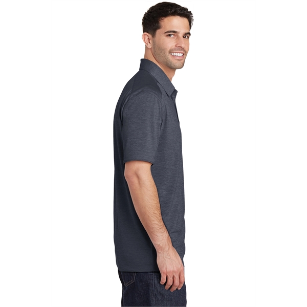 Port Authority Digi Heather Performance Polo. - Port Authority Digi Heather Performance Polo. - Image 3 of 20