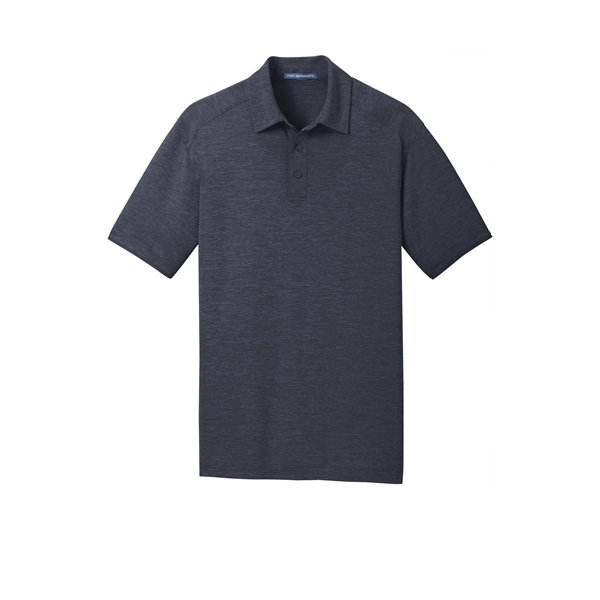 Port Authority Digi Heather Performance Polo. - Port Authority Digi Heather Performance Polo. - Image 4 of 20
