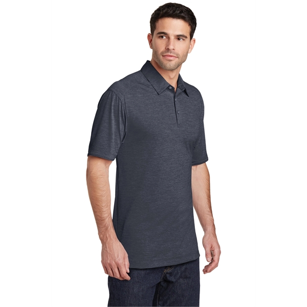 Port Authority Digi Heather Performance Polo. - Port Authority Digi Heather Performance Polo. - Image 2 of 20
