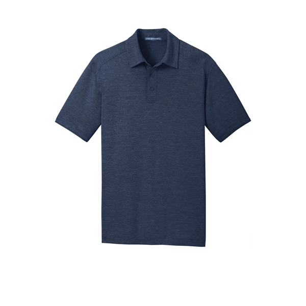 Port Authority Digi Heather Performance Polo. - Port Authority Digi Heather Performance Polo. - Image 9 of 20