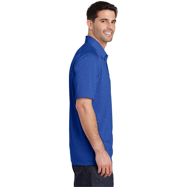 Port Authority Digi Heather Performance Polo. - Port Authority Digi Heather Performance Polo. - Image 18 of 20
