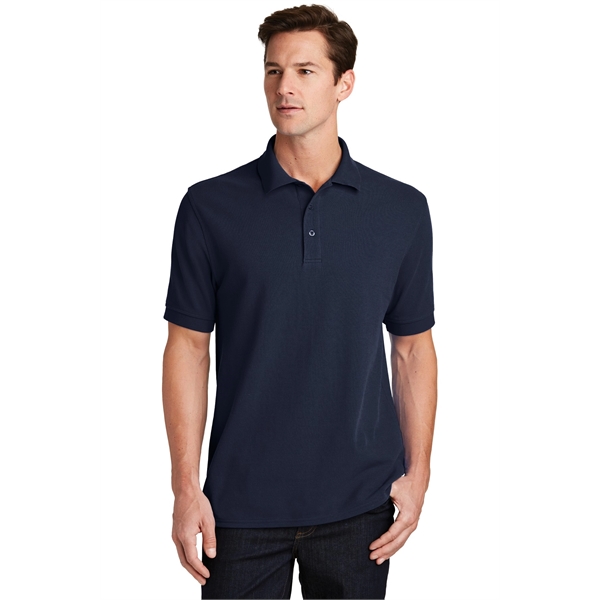 Port & Co Combed Ring Spun Pique Polo. - Port & Co Combed Ring Spun Pique Polo. - Image 6 of 30