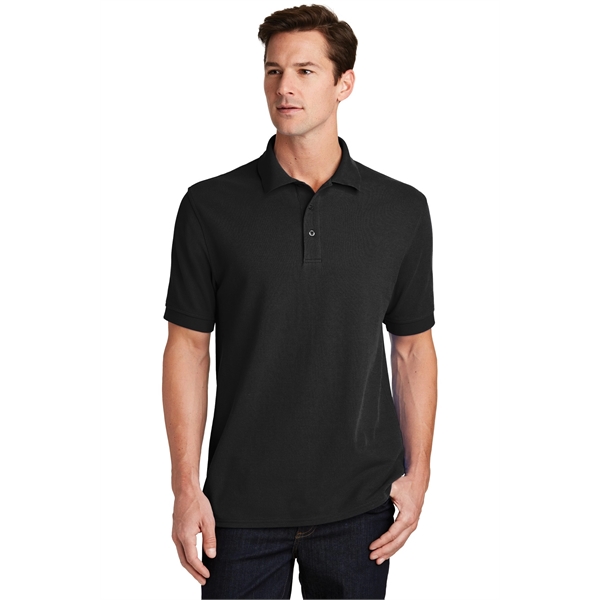 Port & Co Combed Ring Spun Pique Polo. - Port & Co Combed Ring Spun Pique Polo. - Image 11 of 30