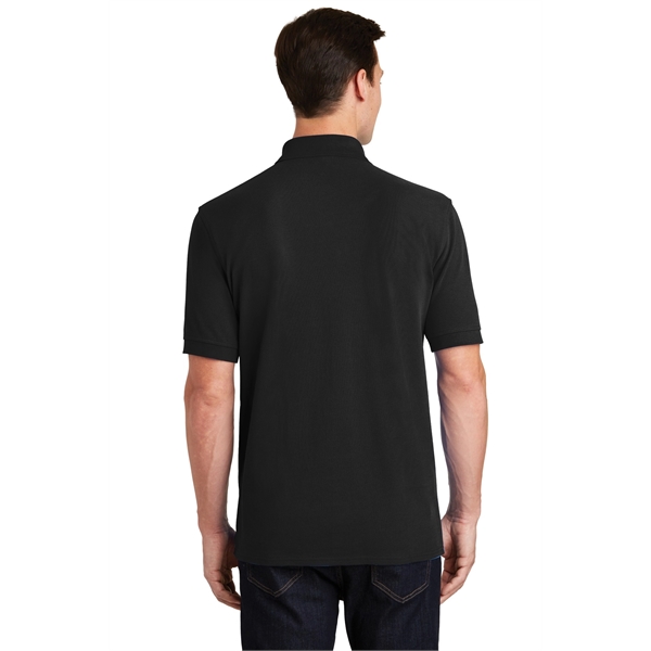 Port & Co Combed Ring Spun Pique Polo. - Port & Co Combed Ring Spun Pique Polo. - Image 12 of 30