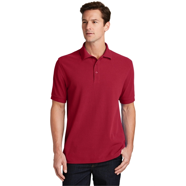 Port & Co Combed Ring Spun Pique Polo. - Port & Co Combed Ring Spun Pique Polo. - Image 16 of 30